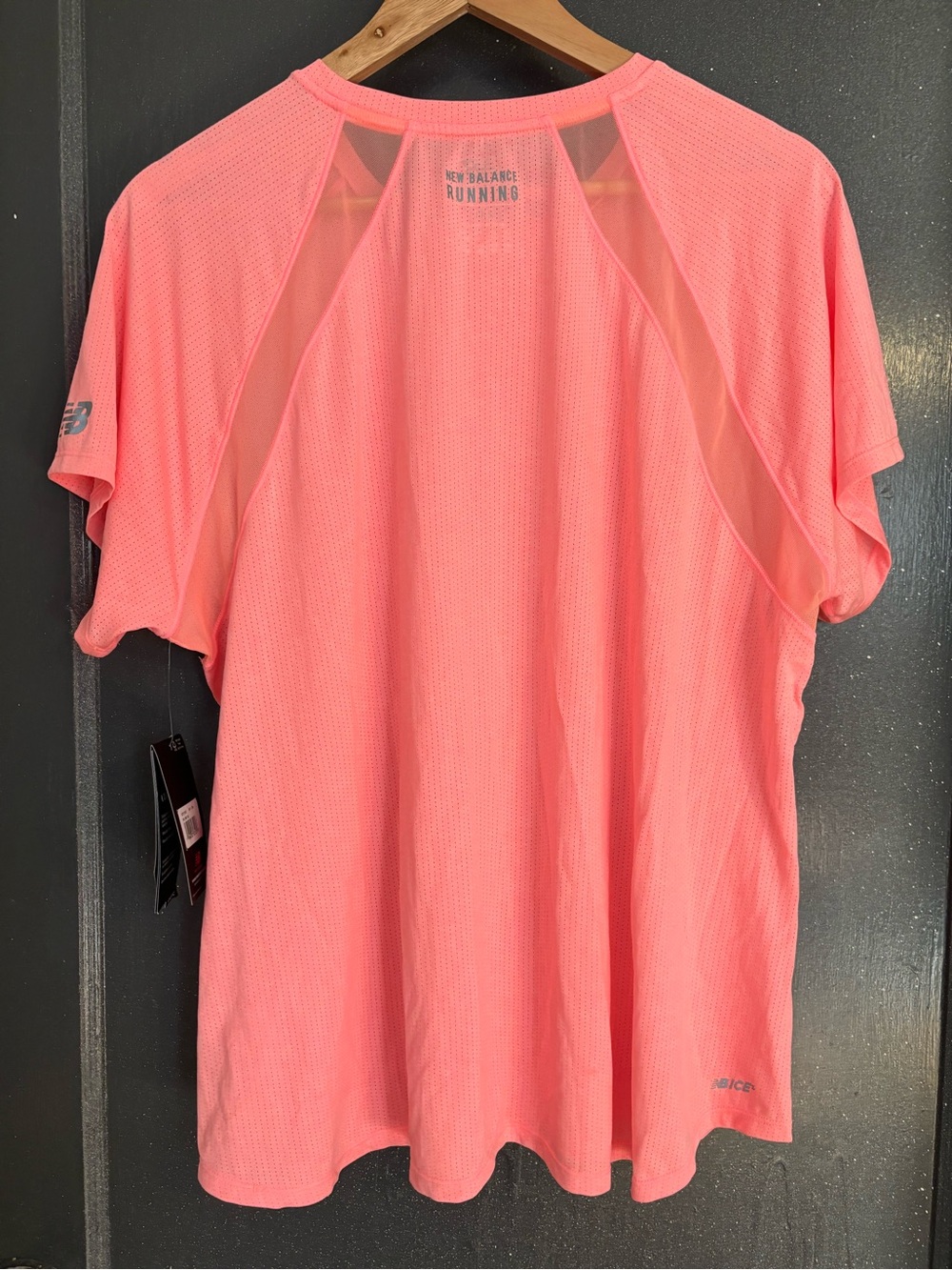 New Balance Women's Coral Short-Sleeve Athletic Tee - Picture 3 of 7